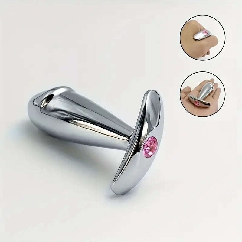 Anchor T-Base Gemstone Base Removable Design Anal Butt Plug
