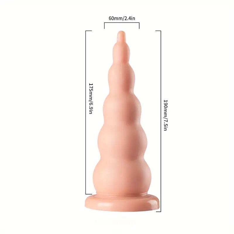 Prostate Massage Butt Plug Toy PVC Anal Play For Men Women Couples
