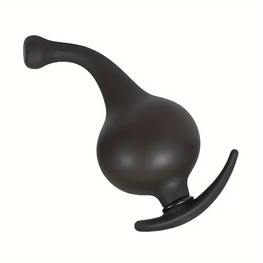 Silicone Expand Inflatable Anal Plug Adjustable Anal Balloon Pump