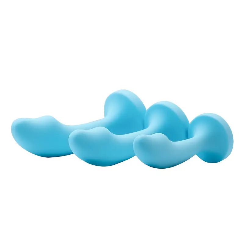 Silicone Anal Dildo Trainer Tool With Diamond Prostate Butt Plug Toy