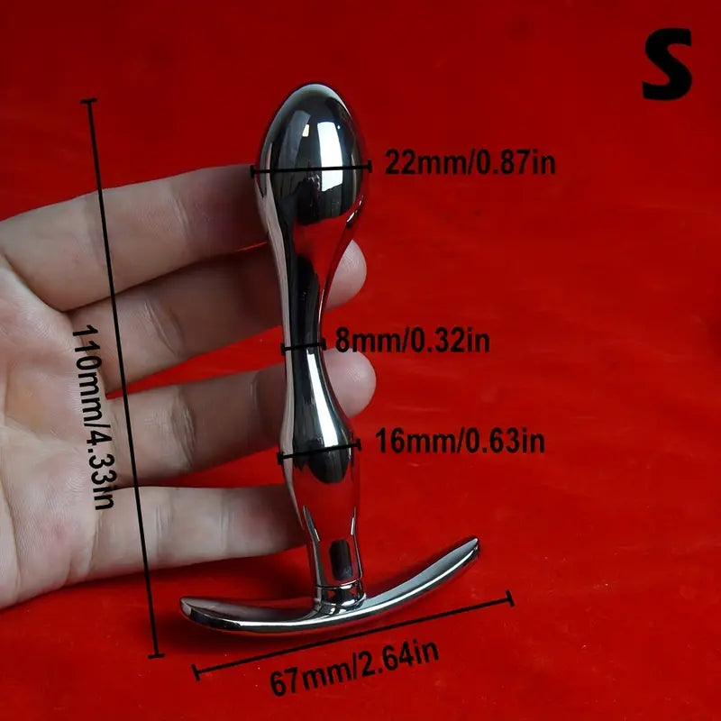Metal Anal Plug Dildo Aluminum Alloy Anus Ass Butt Plug Trainer Dilator