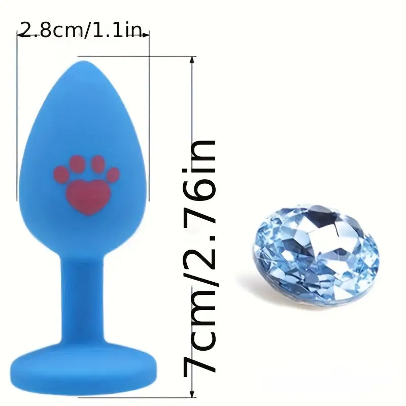 New Cute Cat Paw Texture Anal Plug Sex With Masonry Adult Sex Toy