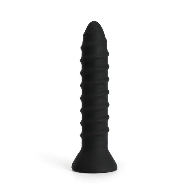 Silicone Anal Dildo 10 Vibrating Nail Shape Butt Plug With Screw Thread