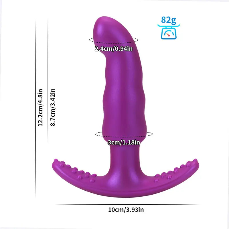 Wearable Flared Safe Silicone Trainer Waterproof Eroctic Butt Plug For Men