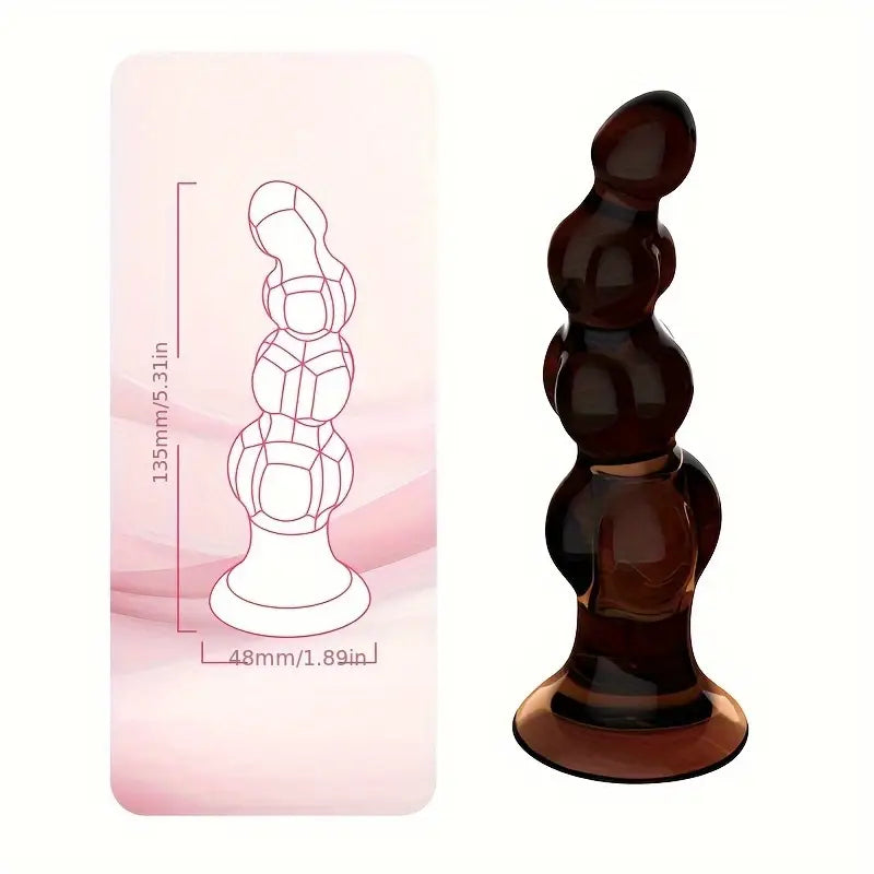 Twisted Anal Plug With Anal Beads For Women Men Couples Sex Stimulate