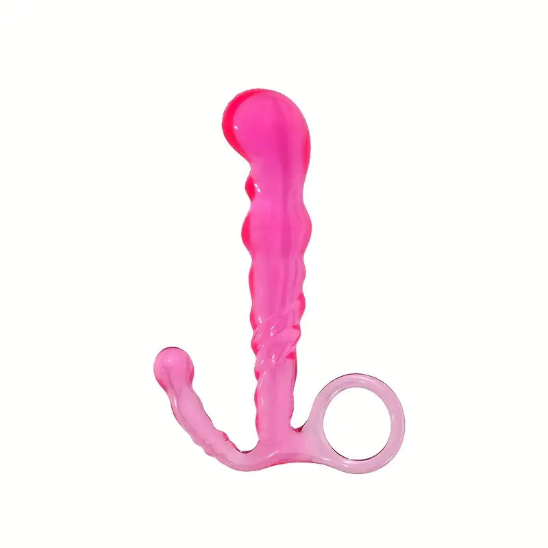 TPE Pull Bead Anal Plug Solid Color Female Sex Anal Plug For Dry Clean