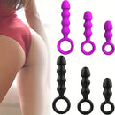 Heavy Flavor Silicone Anal Beads Anal Dilator Adult Sex Toy For Women