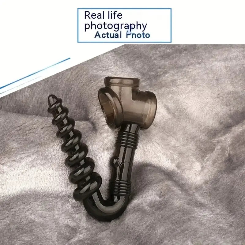 Spiral Drill Anal Pulling Beads Plug Male Sex Toy For Flirting Use