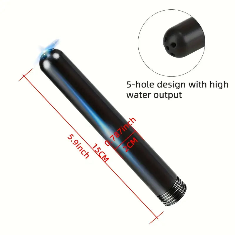 Handheld Enema Shower System Water Control Valve Portable Cleaning Kit