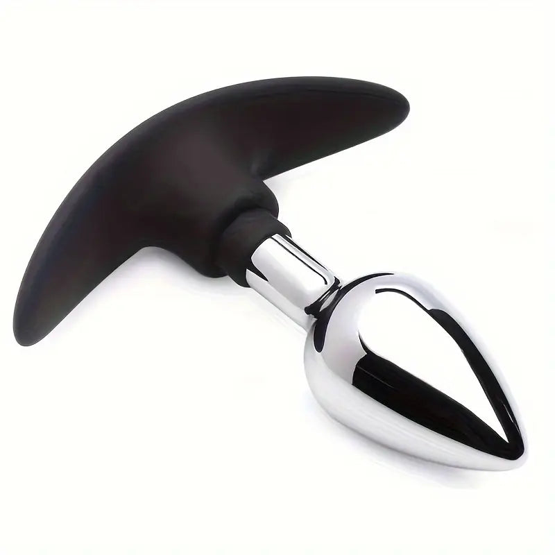 Small Medium Large Size Metal Anal Butt Plug Silicone Wearable Butt Plug