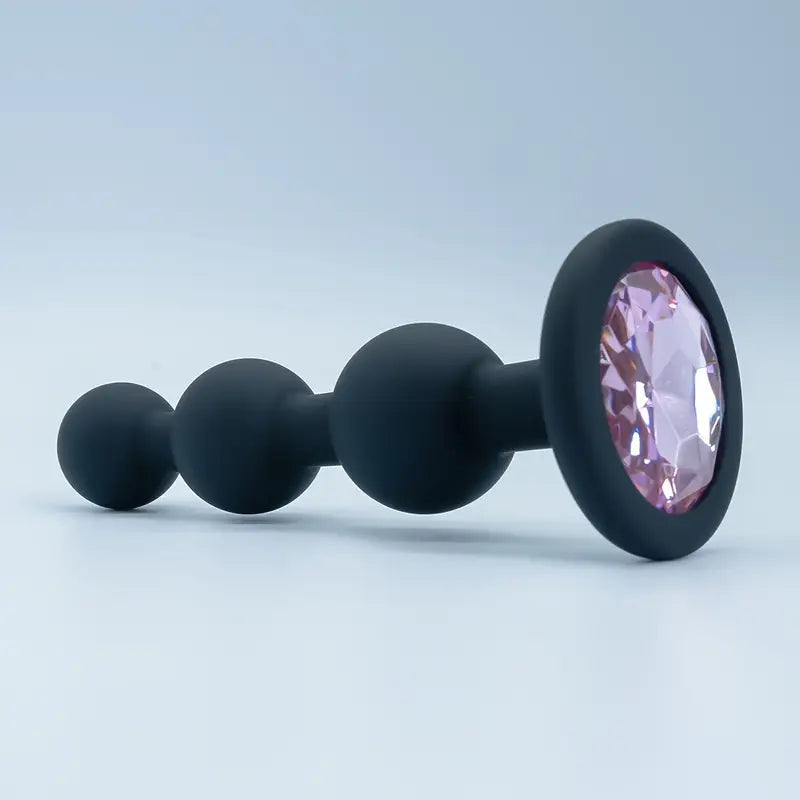 Wear 3 Balls Anal Plug G-Spot Toy Pulling Beads Anal Sex Toy