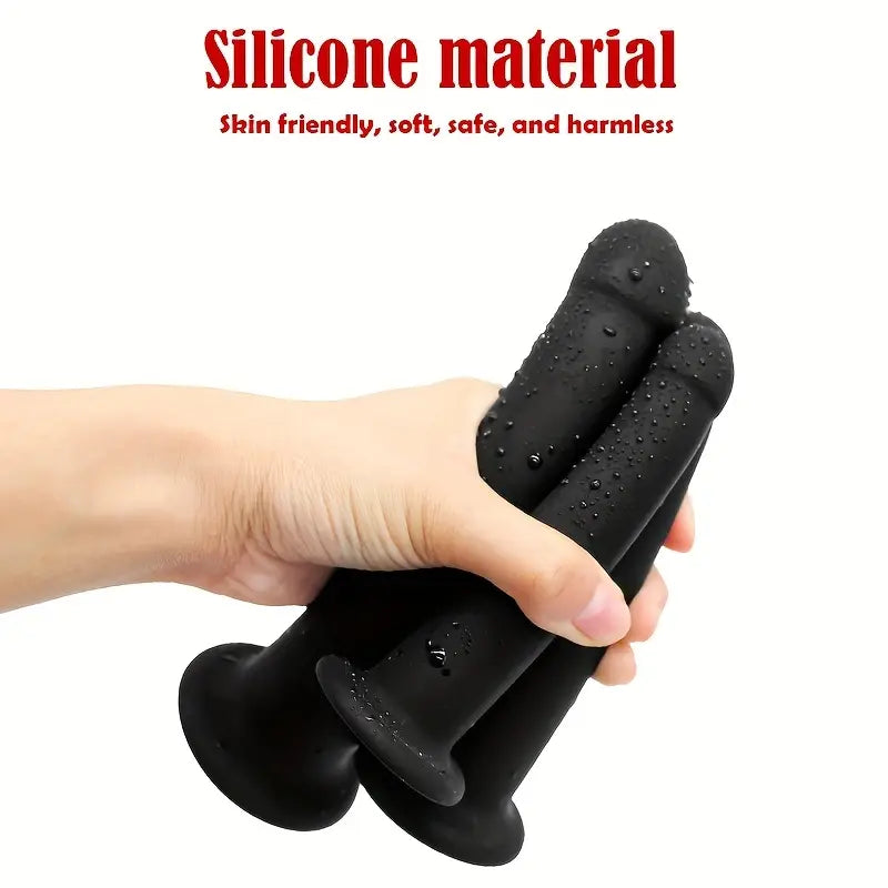 Silicone Curved Anal Plug Flexible Butt Plug For Couples Rectal Plug