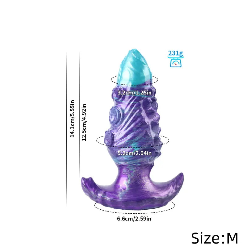 Large Wearable Silicone Realistic Giant Butt Plug Soft Anal Dildo