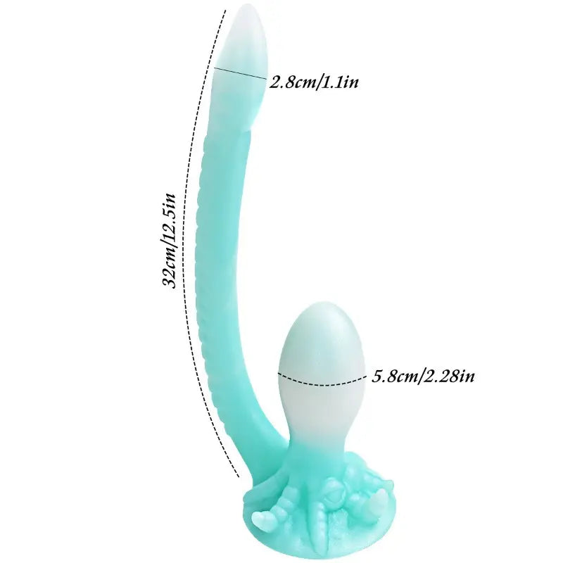 Octopus Anal Plug Extra Long Tentacle Double Head Glowing Sex Toy