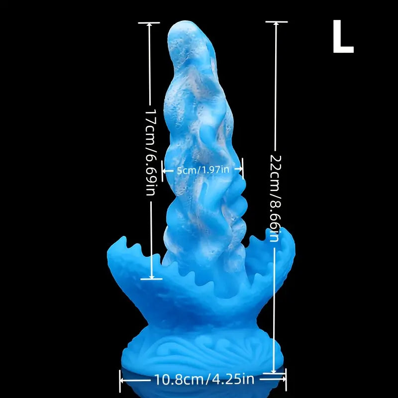 3 Sizes Cannibal Flowers Silicone Anal Plug Stimulate Vagina Anus