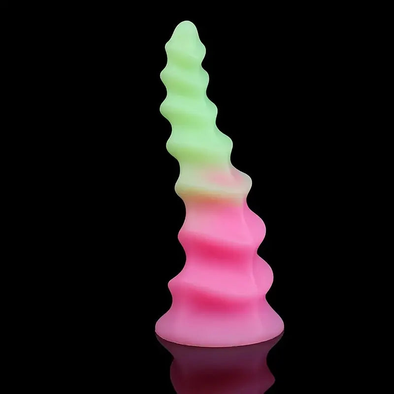GlowMax Silicone Butt Plug Multi-Color Anal Dildo Prostate Massager