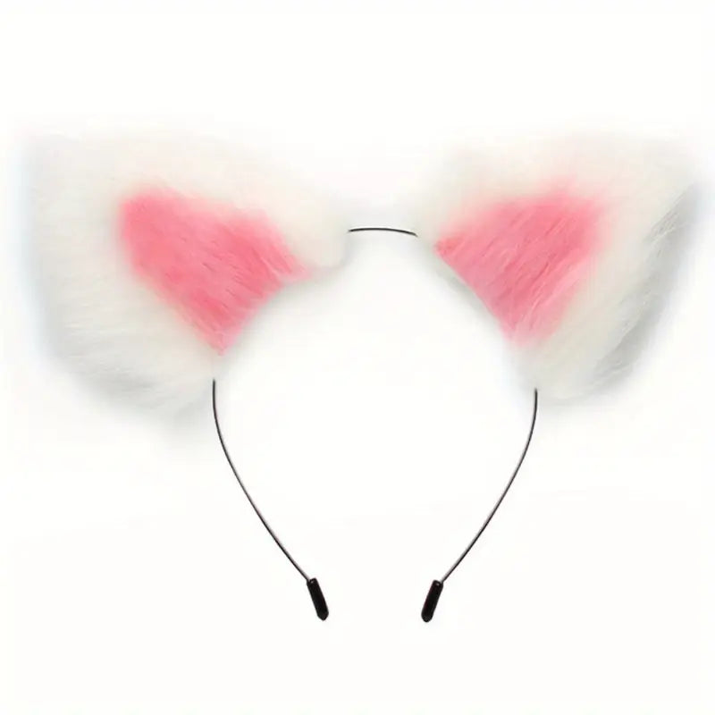 Fur Anal Fox Tail Metal Heads Butt Plug Adult Game Insert Stopper Set