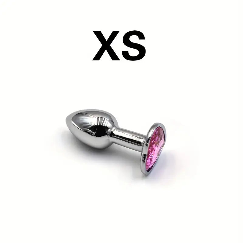 Metal Anal Plug Jewelry Base For Beginner To Expert 5 Size Butt Plug