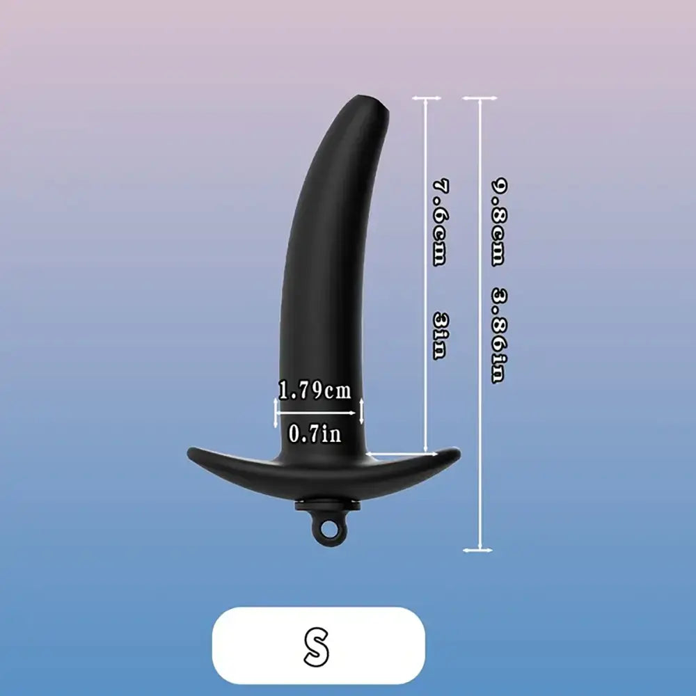 Silicone Hollow Water Filling Anal Plug Backyard Anal Dilator For Sex