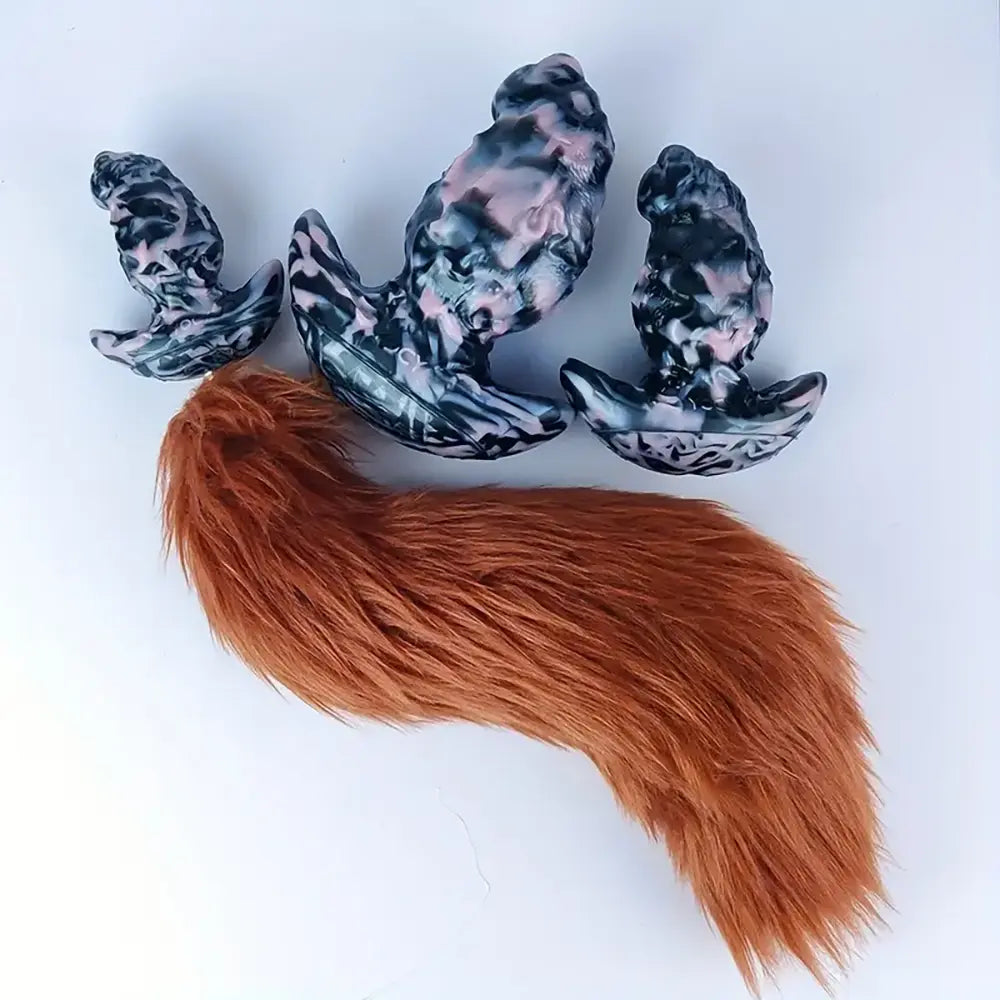 Camouflage Silicone Anal Plug Wearable Anal Dilator For Female