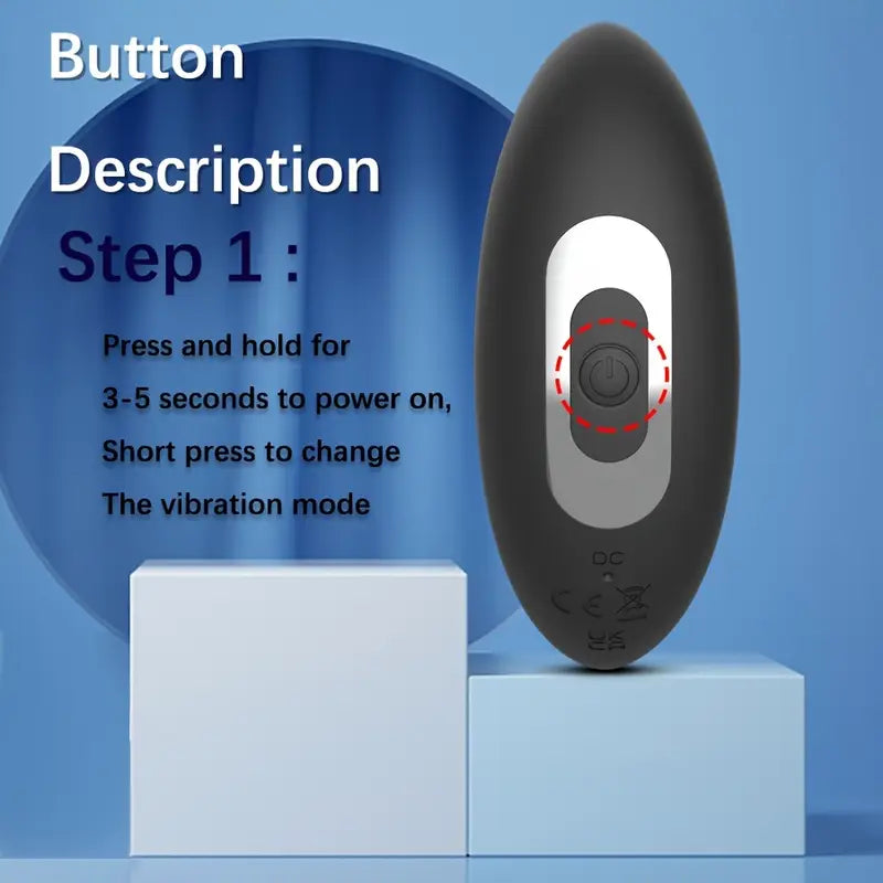 10 Vibration Modes 360° Rotation Pull Bead Style Design Anal Vibrator