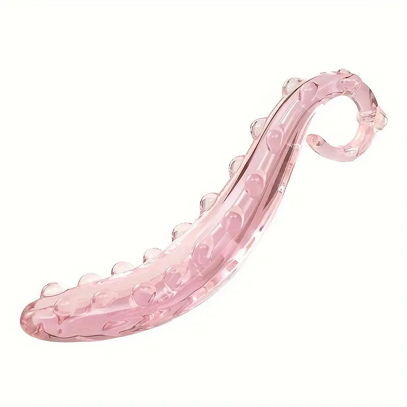 Crystal Seahorse Glass G-Spot Stimulation Anal Plug Clear Masturbator