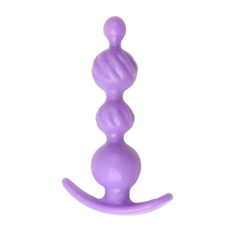 Plastic Butt Plug Anal Trainer G-spot Prostate Stimulators With Pull Handles