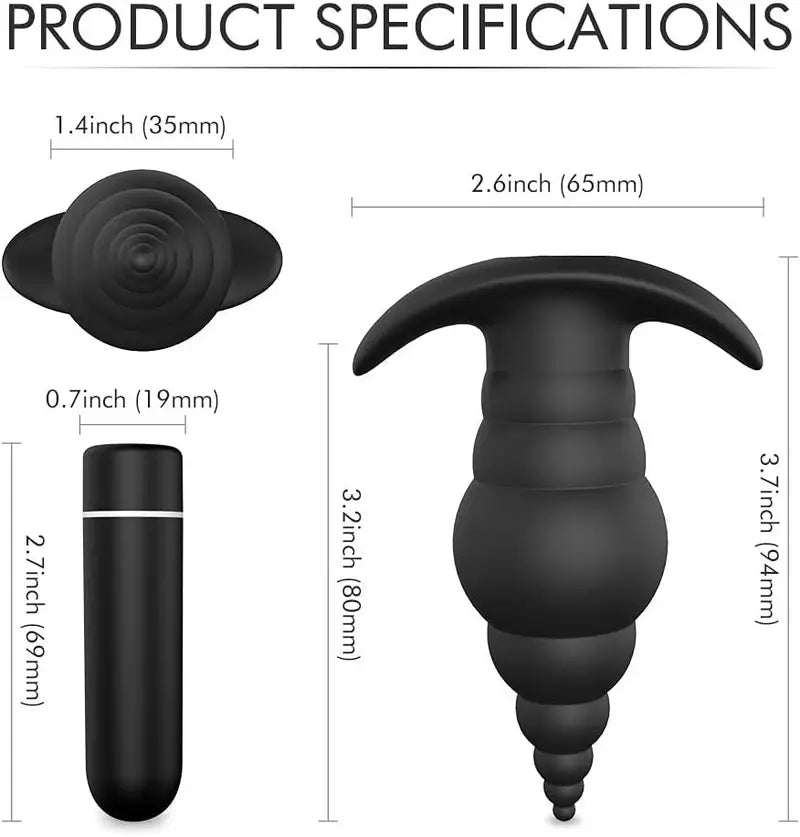 Anal Sex Bead Toy G-spot Clitoral Stimulator Male Prostate Massager