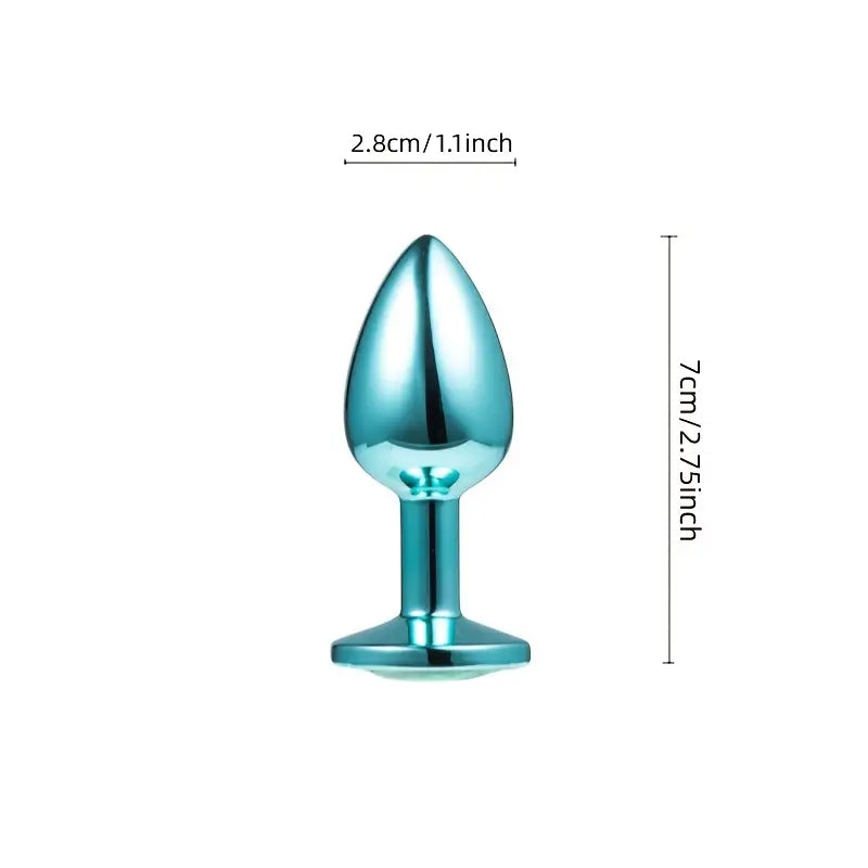 Small Size Multiple Colors Round Smooth Heart-Shaped Butt Plug