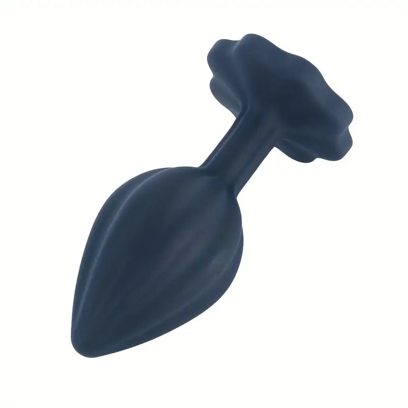 Silicone Anal Plug With Red Diamond Base Small G Spot Butt Plug For Beginners