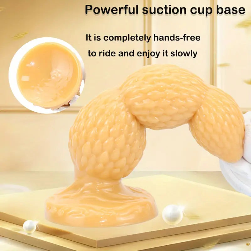 Golden Anal Plug Scaly Dragon Egg Butt Plug Large Novelty Soft Sex Toy