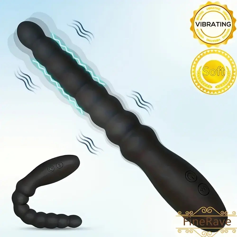 Rechargeable Ball Anal Plug With 10 Vibration Modes G Spot Vibrator