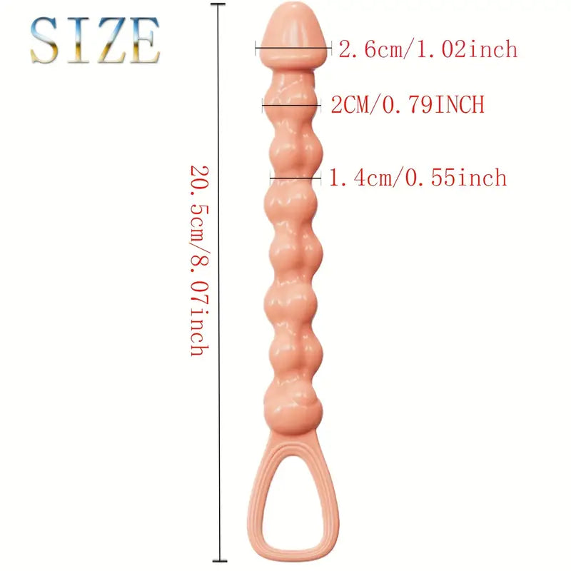 8 Anal Balls Silicone Anal Chain Sex Toy Soft Silicone Anal Plug