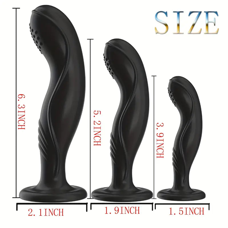 3pcs Silicone Butt Plugs Soft Anal Dildo Sex Toys K Silicone Anal Dilator