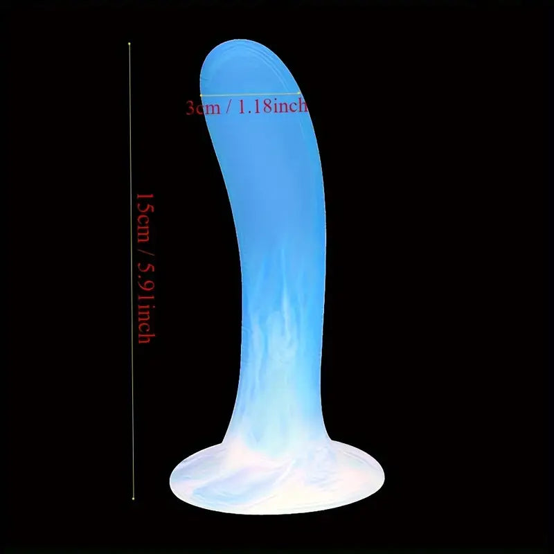 Carrot Head Liquid Silicone Anal Plug Toy Masturbator For Men Women