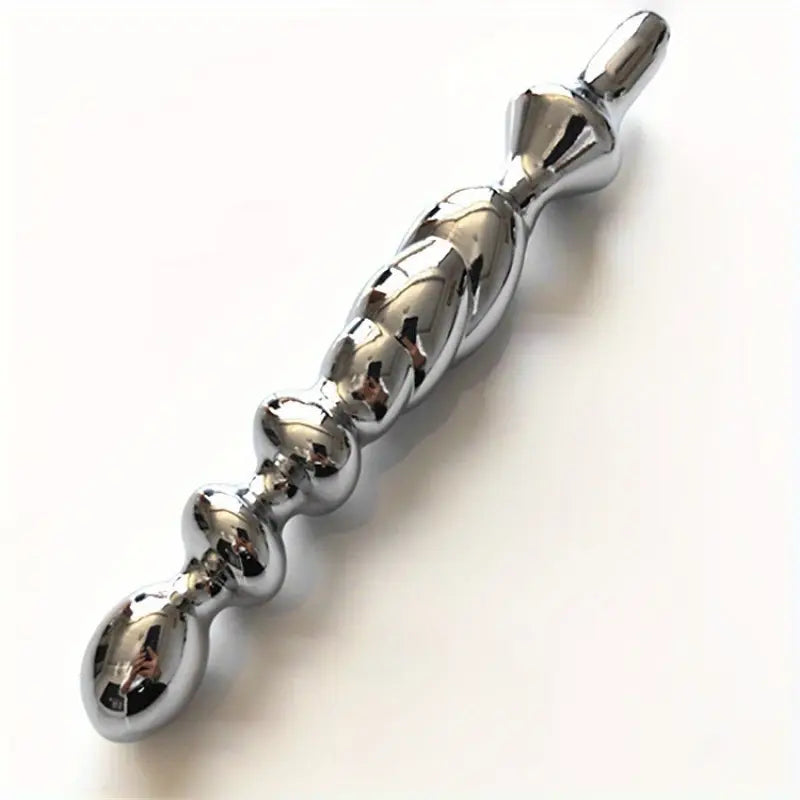 Rear Pleasure SM Massager Anal Stimulation Metal G-Spot Massage Wand