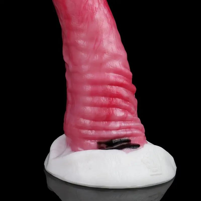 Curved Anal Plug With Suction Base G-Spot Massaging Silicone Butt Plug