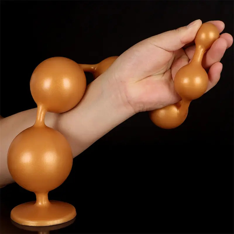 Silicone Bead Anal Plug Long Butt Plug For Dilation Big Ball Beads For Adults