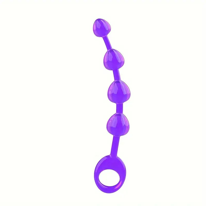 G-spot Crystal Four Pull Beads Anal Plug For Men Stimulating Anal Plug