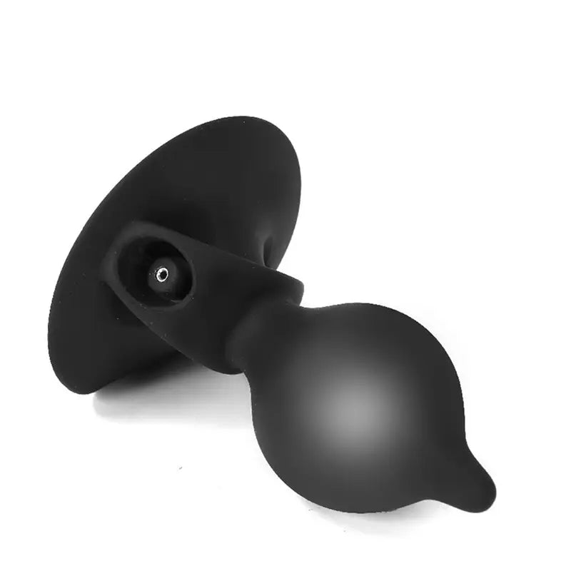 Silicone Inflatable Butt Plug With Suction Cup Adult Toy For Women Men