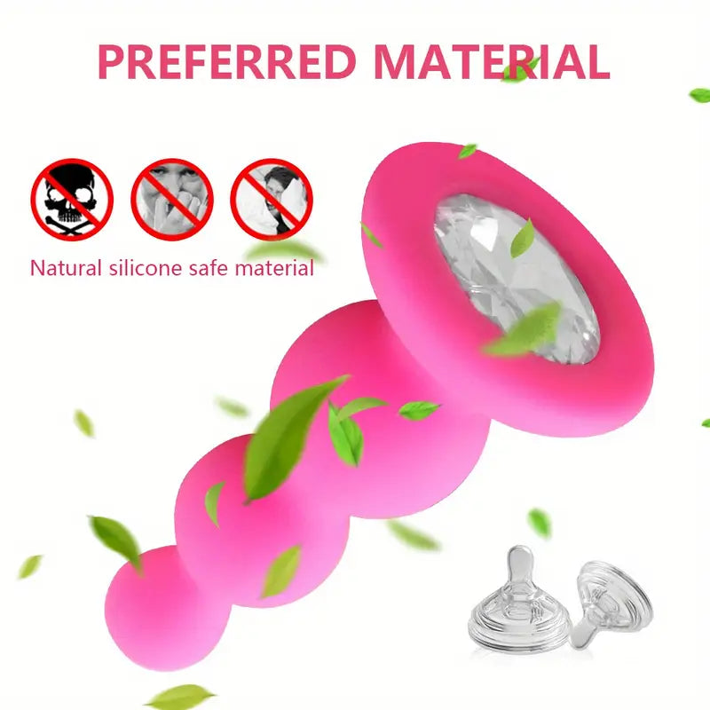 Silicone Anal Plug Prostate Massage Anal Dilator For Men Women