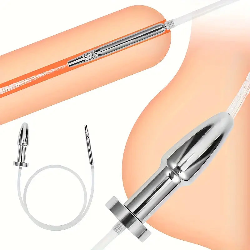 Metal Urethral Dilator Urethra Stimulation With Anal Plug Sex Adult Toy