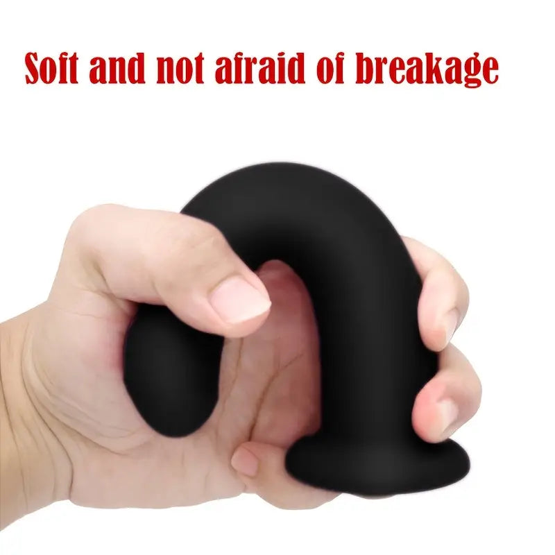 Silicone Curved Anal Plug Flexible Butt Plug For Couples Rectal Plug