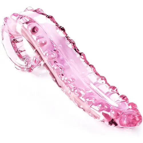 Crystal Seahorse Glass G-Spot Stimulation Anal Plug Clear Masturbator