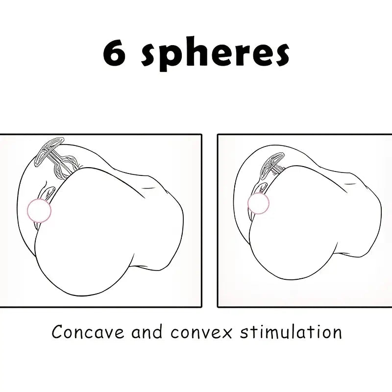 Elegant Metal Anal Plug With Hollow Design For Prostate Massage