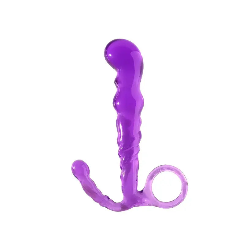 TPE Pull Bead Anal Plug Solid Color Female Sex Anal Plug For Dry Clean