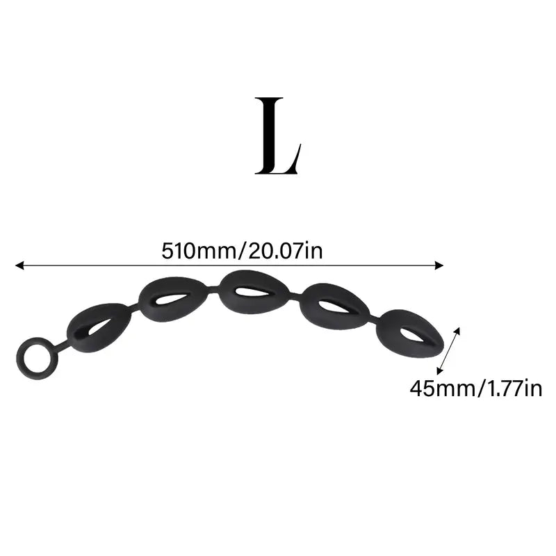 Silicone Anal Bead Plug Deep Passion Butt PlugHand Washable Adult Dilator