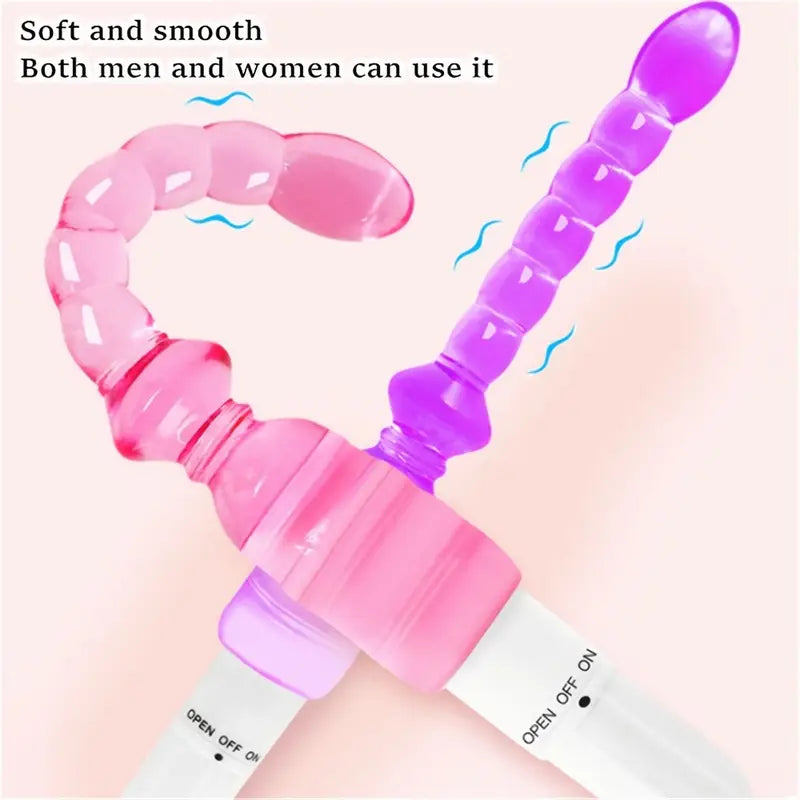 Vibrating G-spot Stimulator Male Prostate Massager Flexible Anal Dildo