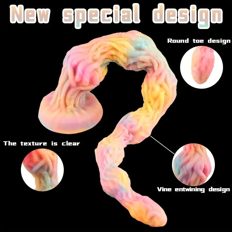 Realistic Tree Vine Beads Anal Prostate Massager Glowing Butt Plug