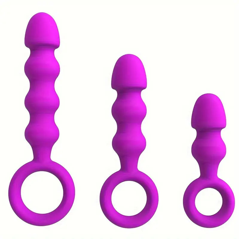 Heavy Flavor Silicone Anal Beads Anal Dilator Adult Sex Toy For Women